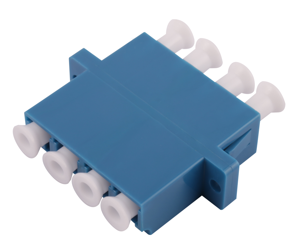 LC quad adaptor blue