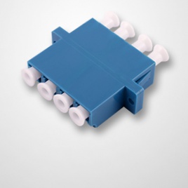 LC quad adaptor blue